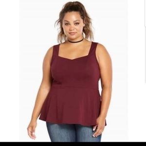 Torrid Peplum Top